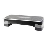 Plateforme Step RéGlable Stepper d'exercice aérobique réglable, d'entraînement antidérapant, plate-forme physique de 26.7 pouces for femmes, Yoga Step AéRobic Ajustable(Black Grey 68cm)