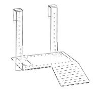 Plateforme transparente pour tortue pour se reposer et se reposer sur la terrasse - Étagère d'escalade robuste - Taille S