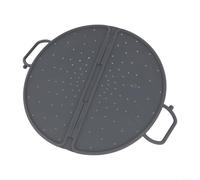 Plateforme vapeur pliable avec large base stable pour les charges lourdes comme les poules entières ou les gros lots de légumes