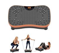 Plateforme Vibrante 200W, 120 Niveaux, Télécommande, Portée 120 kg | Plaque Vibrante Fitness pour Perte de Poids, Raffermissement Musculaire et Récupération - Idéal pour Maison