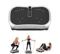 Plateforme Vibrante 200W, 120 Niveaux, Télécommande, Portée 120 kg - Plaque Vibrante Fitness pour Perte de Poids, Raffermissement Musculaire et Récupération - Idéal pour Maison