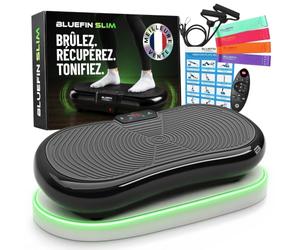 Plateforme Vibrante Bluefin Fitness Machine à d'exercice Vibrations Appareil à Vibrations pour l'entraînement de Tout Le Corps pour la Maison & Rangement Facile