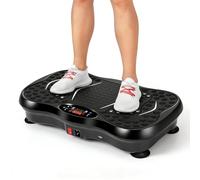 Plateforme Vibrante Certifiée,99 Niveaux d’Intensité et 5 Programmes,Capacité de 200 kg,Plaque Vibrante Maison Antidérapante avec Haut Parleur Bluetooth & Télécommande,pour Perte Poids et Récupération