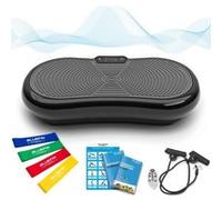 Plateforme Vibrante et Oscillante Bluefin Fitness Ultra Slim 200W Moteur silencieux, Perte de poids, Brûleur de graisses, Massages Noir G