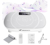 Plateforme Vibrante MERACH - Haut Parleur/Bluetooth/Télécommande - 11niveaux - Contrôle Automatique Vitesse - 200kg - Garantie 2 ans