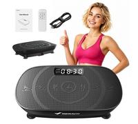 Plateforme Vibrante Mini MERACH - 11 niveaux - Télécommande - Écran LED - moteur silencieux -150kg - Tapis Silicone - Garantie 2 ans