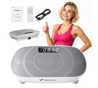 Plateforme Vibrante Mini MERACH - 11 niveaux - Télécommande - Écran LED - moteur silencieux -150kg - Tapis Silicone - Garantie 2 ans