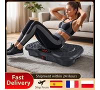 Plateforme vibrante motorisée pour un entraînement complet du corps, favorisant la combustion des graisses et le développement musculaire, la perte de poids et le remodelage de la silhouette, avec 5 E