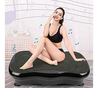 Plateforme Vibrante, Physique Oscillante Basic Fitness,Oscillante pour Perte de Poids équipement,Max Poids d'utilisateur : 120 kg,Noir
