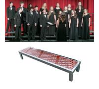 Plateformes de chœur Robustes et commerciales - Plateformes antidérapantes à Plusieurs Niveaux pour Concerts, Gradins faciles à Monter pour salles de Classe et Prises de Parole en Public