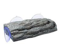 Plateformes de pèlerinage pour Tortues, Quai réaliste pour Tortues de Roche avec ventouses, Accessoires d'aquarium en résine 8, 7 x 5, 1 x 1, 6 Pouces, Gris, Plates-Formes pèlerinage