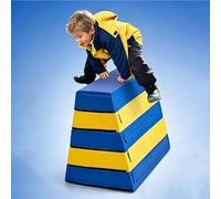Plateformes de saut empilables pour salle de sport à domicile, caisse de plyométrie souple pour enfants, caisse de saut plyométrique en mousse, pour école maternelle(80x50x60cm)