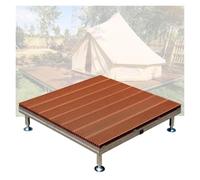 Plateformes de Terrasse WPC Extérieures Préfabriquées, Modulaire | Bois Composite Avec Support de Terrasse Réglable, Pour Patio, Arrière-Cour et Événements(84cm/33in)