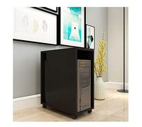 Plateformes et supports CPU Stand Double-couche PC mobile PC HOST TOWER BRACKET Office bureau côté hôte Host Rack Home Office Host Host Châssis Cabinet de rangement avec roues Support d'ordinateur ( C