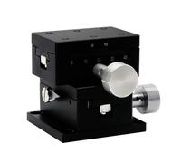 Plates-formes coulissantes manuelles Axe XY LWY4040 40 x 40 mm Rainure en aronde Table coulissante haute précision Plate-forme de changement manuel Bouton de changement Règle curseur Guide linéaire