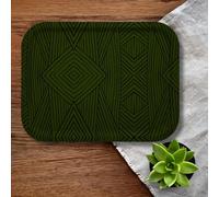 Platex - Plateau de Service Jungle Vert de 37 x 28 Cm Stratifié - Fabrication Française - Plateau Design Rectangulaire Décoratif pour La Table et Repas - Plateaux Élégants -Idéale pour l’Aperitif