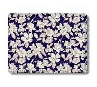 PLATEX - Plateau de Service Stratifié - Fabrication Française - Plateau Design Rectangulaire Décoratif pour La Table et Repas - Plateaux Élégants (Magnolia Bleu, 40 * 30)