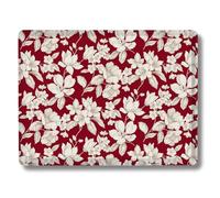 PLATEX - Plateau de Service Stratifié - Fabrication Française - Plateau Design Rectangulaire Décoratif pour La Table et Repas - Plateaux Élégants (Magnolia Bordeaux, 40 * 30)