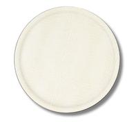 PLATEX - Plateau Limonadier Rond de Service Croco Blanc 45 cm - Fabrication Française - Plateau Design Décoratif pour La Table - Plateaux Élégants - Antidérapant, Plusieurs Coloris Disponibles