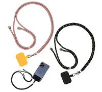 PLATEYTR 2pcs Universel Cordon Téléphone Portable pour Smartphones, Lanière, Lanière Réglable, Lanière Téléphone Peut Être Combiné avec n'importe Quel Étui de Couleur Iphone/Samsung/Huawei