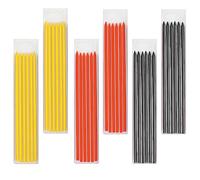 PLATEYTR 36 Pièces 2.8mm HB Recharges de Graphite Crayons de Charpentier, Réutilisables Résistantes à Rupture Recharges de Porte-Mine de Charpentier d'argent