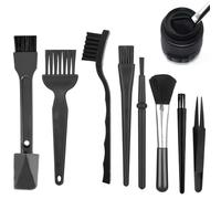 PLATEYTR 8 Pièces Kit Nettoyage Clavier, Kit Nettoyage PC, Antistatique Pinceau Nettoyage, pour Nettoyage Clavier Et Kit Electronique Enlever la Poussière, Kit Nettoyage Ordinateur, Brosse Clavier