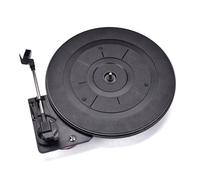 Platine 28cm Préampli Intégré Vintage Vinyle en Plastique | Finition Noire, Format Portable, Stylet Inclus, Contrepoids Réglable, pour Audio et Vidéo Plusieurs styles