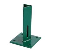 Centrale Brico Platine à fixer pour poteau en T verte 30 x 30