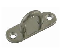 Platine à oeil inox - Ø6 mm - base 60 x 20 mm - paire - POI602NP