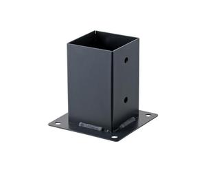 Platine à visser pour poteau bois 90x90 mm - Suki