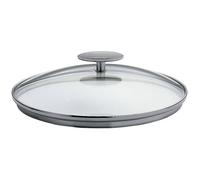 PLATINE Couvercle amovible verre cerclé Inox CRISTEL D 18 cm