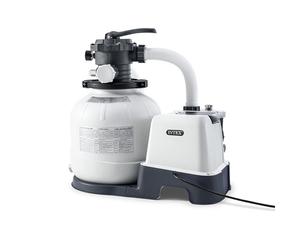 Platine de filtration à sable Intex avec Krystal Clear - 8 m3/h (piscine jusqu'à 56 m3)
