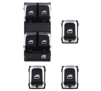 Platine de Lève Vitre Avant Gauche AVEC 3 Boutons Avant Droit ET Arrière Gauche ET Droit compatible avec AUDI A1 SPORTBACK A4 B8 Q3 Q5-4G0959855 8K0959851 8KD959851