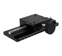 Platine de positionnement linéaire manuelle Table coulissante fine linéaire à rainure en queue d'aronde de l'axe X LWX60 plate-forme de coupe à course longue de l'étape de déplacement manuel(250mm)