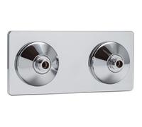 Platine de Sortie de Cloison Alimentation 15x21 - Sortie 12x17 pour Lavabo / Evier FIXSYSTEM