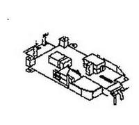 Platine de verouillage Four, cuisinière C00259456 ARISTON HOTPOINT, SCHOLTES, INDESIT, WHIRLPOOL - 95031 G