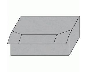 Platine d'étanchéité pour profil P 432 pour ferrures coulissantes levantes gu 937 FERCO