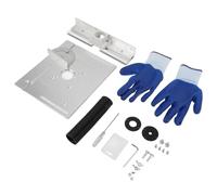 Platine d'Insertion en Aluminium pour Table de Défonceuse, 240x200mm, Adjustable pour Usinage de Bois - Haute Précision, Durable et Multifonction, Idéale pour Bricoleurs et