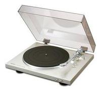 Denon Tourne-disque DP-300F automatique – Préampli Phono RIAA, entraînement par courroie – Argent
