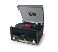 Muse Chaîne Hi-Fi MT-112W - CD/FM/USB/AUX, platine vinyle 33/45/78, 20W vintage