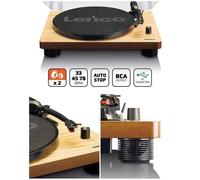 Platine Disque Vinyle - Lenco - LS-50 - USB - Stéréo - Vintage Bois