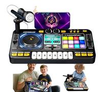 Platine DJ Enfant Bluetooth, Table de Mixage DJ avec Micro et Lumières