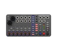 Platine DJ, Mixeur/enregistreur numérique, alimenté par batterie, 32 bits flottants, 10 canaux, 2 entrées combo + 4 entrées stéréo, MIDI, effets