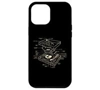 Platine DJ Schematic Party Design Dance Disco Techno Musique Coque pour iPhone 12 Pro Max