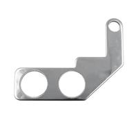 Platine Feu Arriere pour Accessoires de modification de moto, support de commutateur de phare, bouton de projecteur, support de guidon 22 mm Support de Lumière Travail(Type J Right)