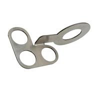 Platine Feu Arriere pour Accessoires de modification de moto, support de commutateur de phare, bouton de projecteur, support de guidon 22 mm Support de Lumière Travail(Blue)