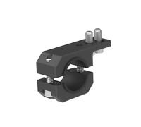 Platine Feu Arriere pour Kit de fixation pour phares de moto, supports de fixation pour tubes de phares et antibrouillards Support Phare(Black)