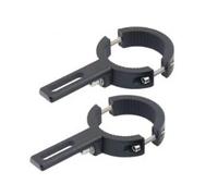 Platine Feu Arriere pour Support de feux auxiliaires pour moto, support de projecteurs pour moto, support de phare pour moto, fixation de la fourche avant Support de Lumière Travail(2PCS 38-60MM)