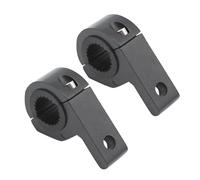 Platine Feu Arriere pour Support de Lumière Travai Support de fixation universel pour barre lumineuse de moto, en alliage d'aluminium, pour pare-buffle, lampe auxiliaire de travail(2pcs)