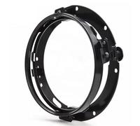 Platine Feu Arriere pour Support de montage pour phare avant noir de 7 pouces, compatible avec les phares de moto Road King (noir) Support Phare